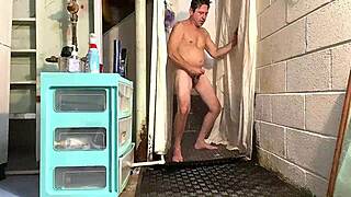 gay enema play in the shower, so wild!