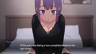 vels gets her pussy fucked and filled with cum in anime fantasy gameplay