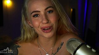 Your dominant girlfriend gives jerk off instructions in roleplay