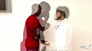 שיעור משחק שבו היא בוחרת שניים בבת אחת בסגנון הentai