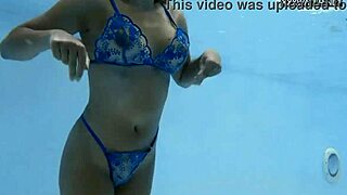 Yo, check out Irina Cage, the big-tits Russian Latina babe, getting wild in the pool cage! How hot is that?