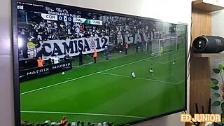 corinthiano stud tricks palmerense chick into hard anal pounding