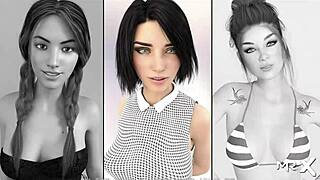 acting lessons where she chooses two at once in hentai style