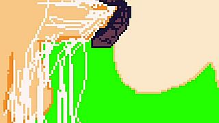 Hentai Blowjob on Big Dick in Pixel Art?