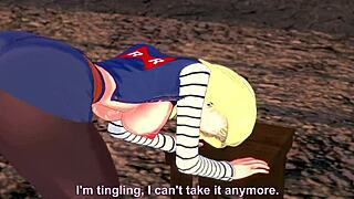 android 18 sucks and gets pounded in wild pov dragon ball z