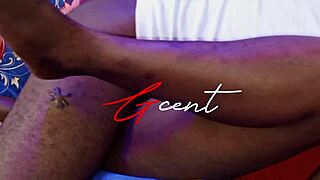 Ebony Couple's Intimate Fuck