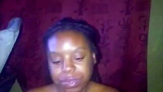 katt williams' lil sis takes deepthroat and creampie in pov