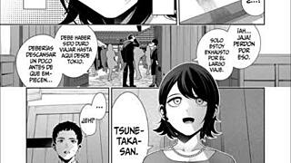 Milf in anime hentai riding cowgirl in public fantasy