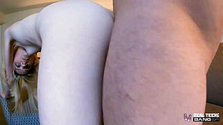 i drill tall blonde maria anjel's sweet pussy outdoors