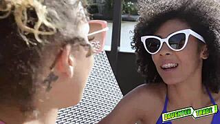 Xianna Hill and Nia Nixon Take Mature Cocks in Wild Ebony Teen Action. Their Small Frames Get Railed Hard.