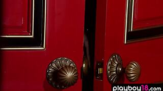 lovely caitlin mcswain teases with naked strip and pose.