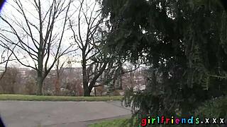 Girlfriends Horny Lesbian Gets Stranger To Eat Her Pussy