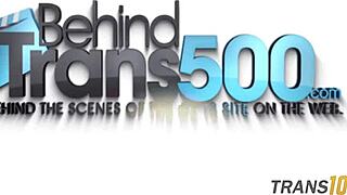 Watch the smalltitted tranny shower