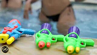 I am part of this Latina lesbian couple licking big asses deliciously