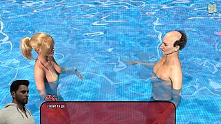 Alexandra Engages In Erotic Hentai Game Actions With Cartoon Characters In Intense Scenes