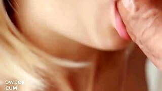 Relieving stress with a hot blowjob 😏