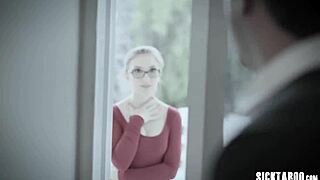 I'm a bad petite blonde milf gettin' fucked hard by a random guy