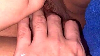 Groping My Fat BBW Friend's Hairy Pussy Intensely