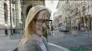 Young Teen Cumsprayed By Old Man