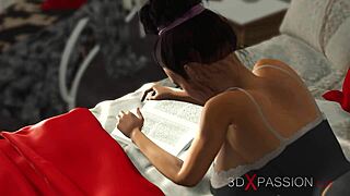 Watch that super hot black shemale fuck the busty brunette hard in the dungeon!