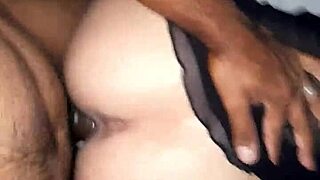 Married woman dressed in sexy under wear in bed awaiting an excellent moment with a big headed man