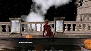 Shemale Gives Blowjob And Creampie In Last Lustful War