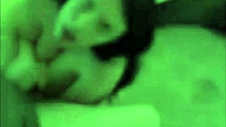 Teen flaunts her massive tits in close-up shots.