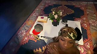 i love getting facials after intense ebony assfucking