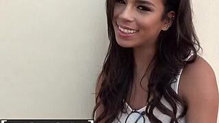 Feeling wild with Autumn Falls pickup for public sex by Mofos