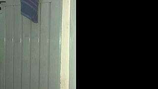 at my door, a married brunette sits offering herself since husband is at work