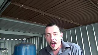 does cathy, the milf, let and pee in this german video?