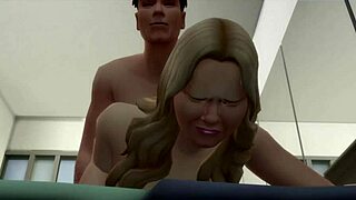 Blonde Sorority Slut Takes Hardcore Anal Creampie in Thick Ass