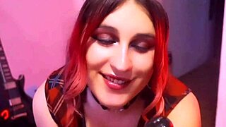 Wanna see you fuck her in front of me, Argentine slut gives Valentine’s trio POV