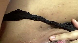 anal creampie after horny latina webcam session