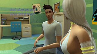 sims 4 aria big cock cumshot