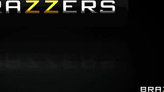 Johnny Sins Fingers Mona Azar’s Tight Pussy, Then Face Fucks Her Hard. Brazzers Captures Every Move