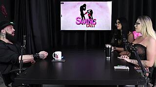 submissa serves top's pleasure in sheer red lingerie bdsm compilation