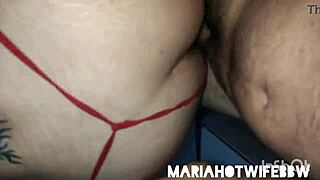 hot threesome with big cock anal fucking and cum swallow 😍