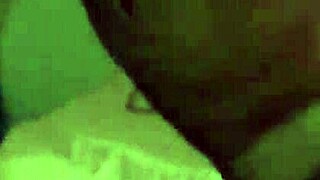 boyfriend calls while ebony babe gives sloppy blowjob