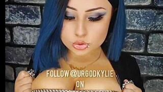 kruel kylie teases with big tits