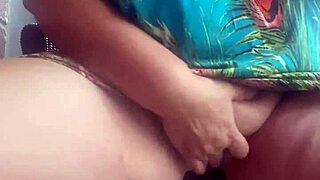 Public Fingering of Shaved Pussy