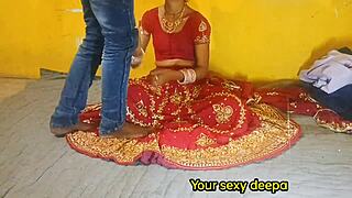 desi bhabhi's first wedding night intense fucking in hindi voice