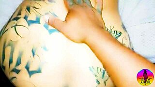 Milf latina brunette gets fucked by stepson in cafe on all fours with anal and ass to mouth