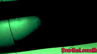 Teen stepsis pussy licked with big cock