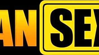 damn, skinny ebony athlete here, gaspin’ for air after coach’s huge facial cum load