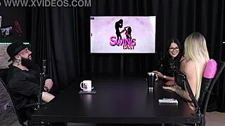 submissa serves top's pleasure in sheer red lingerie bdsm compilation