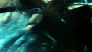 cibele and fabio in an amateur video with intriguing contrasts.