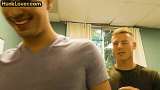 College stud in a wild anal mess, damn!