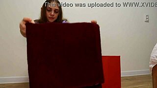 housewife organizes clothes with cute maid help!