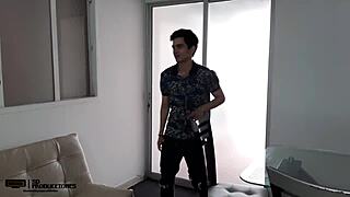 These amateur stepsiblings have intense sex together